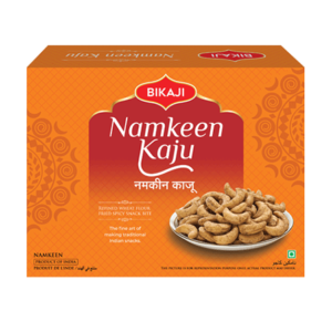 Namkeen Kaju   <br>印度香料腰果 (形狀) 休閒點心  BIKAJI 400 gm