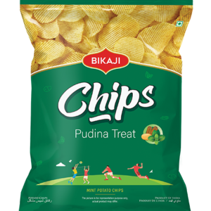 Pudina Treat Potato Chips   印度洋芋片 (薄荷香料口味 )  BIKAJI 40 gm