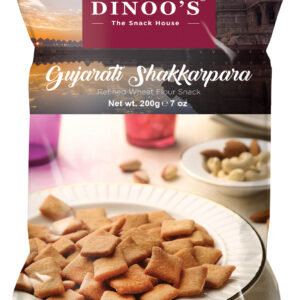 Gujarati Shakkarpara  印度吉及拉特方塊酥  DINOOS 200 gm