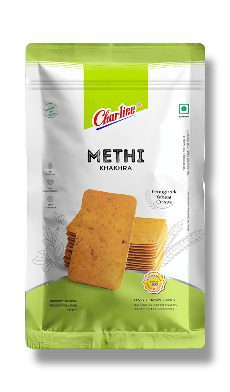 Methi Khakhra 印度卡喀拉休閒脆片 (胡蘆巴味) CHARLIEE 150 gm