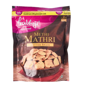 Methi Mathri  印度Mathri休閒點心 PRABHUJI 200 gm
