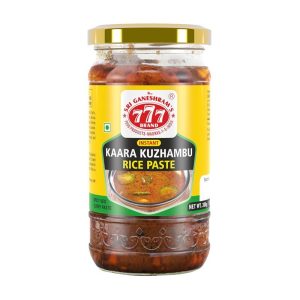 Kaara Kuzhambu Rice Paste  Kaara Kuzhambu即食拌飯醬 777brand 300 gm
