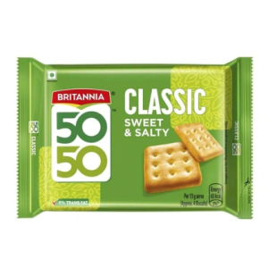 50~50 Clasic Sweet & Salty  印度 50~50 鹹甜餅乾 BRITANNIA 200 gm