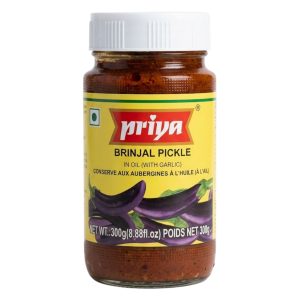 Brinjal Pickle With Garlic 印度茄子醃漬物 PRIYA 300gm