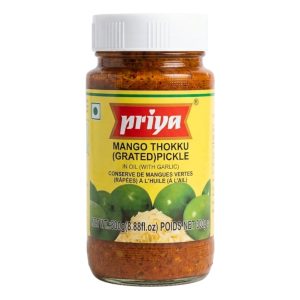 Mango Thokku Pickle With Garlic 印度芒果醃漬物 PRIYA 300gm