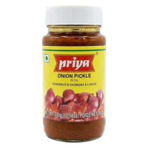 Onion Pickle (Without Garlic) 印度洋蔥醃漬物（無大蒜） PRIYA 300gm